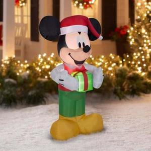 Inflable Navidad Mickey Mouse De 5pies...cm Con Luz