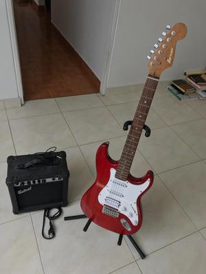 Guitarra Vorson V155 con Amplificador