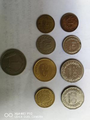 Vendo 9 Monedas Antiguas Colombianas