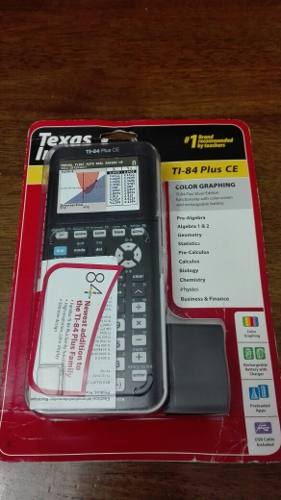 Calculadora Gráfica Texas Instruments Ti-84 Plus Ce Silver