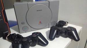 Playstation 1 Con 2 Controles Y 5 Juegos Copias