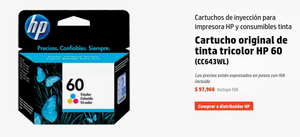 Cartucho Hp CC643WL