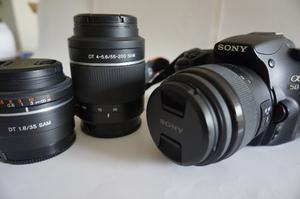 Cámara Sony A58 Lente Kit + Lente  + Lente 35mm F1.8