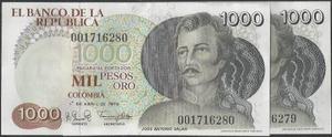 Colombia,  Pesos 1 Abr  Bgw411