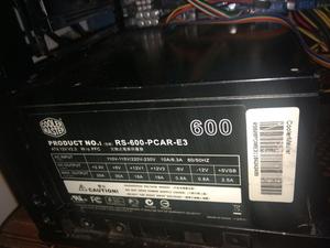 Fuente de Poder Real 600w Cooler Master