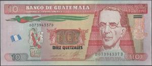 Guatemala 10 Quetzales 20 Mar  P125