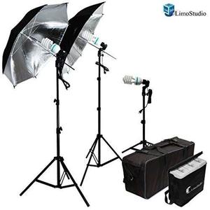 Kit Juego Luces Estudio Fotografía Limostudio 600w Oferta