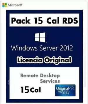 15 Cal Windows Server  R2 Usuarios/disp De Rds