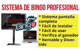 Bingo Boom Software Profesional Incluye  Cartones