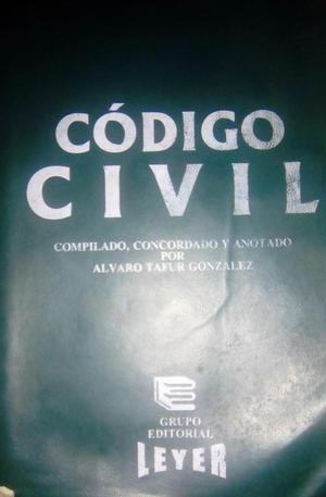 CODIGO CIVIL ALVARO TAFUR GONZALES