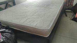 Colchon Y Base Cama Semidoble