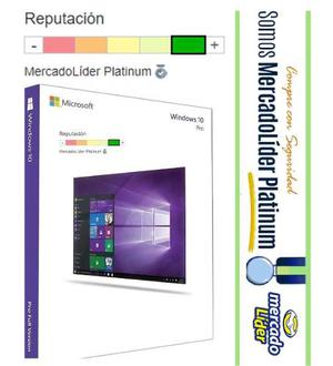 Windows 10 Pro bit Licencia Original 1pc Promocion