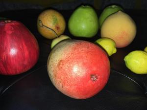variedad de frutas artificiales ideales.