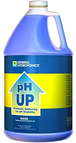 General Hydroponics Ph Up Fertilizante Líquido, 1-galón