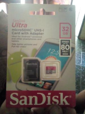 Microsd Sandisk Ultra 32gb Clase 10