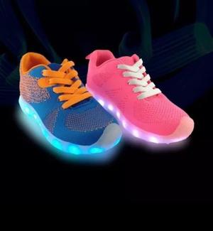 Led Recargable Cable Tennis Zapatos Con Luz Led + Envio Gra