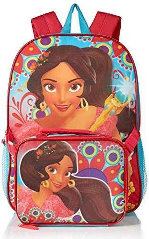 Mochila Elena Para Niñas De Disney Con Lunch Kt, Rosa