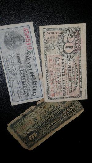 Billetes Del Siglo Antepasado