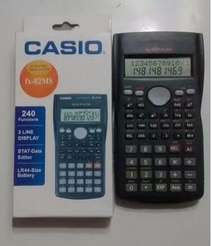 Calculadora Científica Casio Fx82 Ms, Doble Linea
