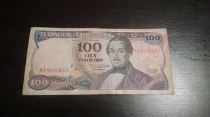 Colombia 100 Pesos  Digitos