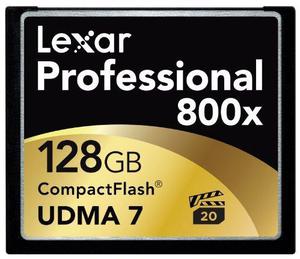 Compactflash Lexar Professional 128 GIGAS, 800