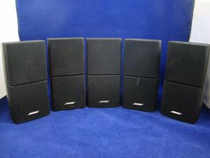 Juego 5 Parlantes Bose Cube Negros en Buen estado Originales