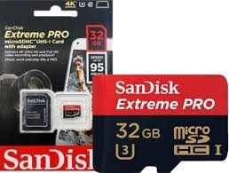 Memoria Micro Sd Sandisk 32gb Clase 10 V30 U3 4k 95mb 633x