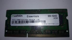 Memoria Ram Mushkin 2 Gb Ddr3 Para Portatil