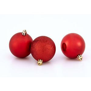 Set 50 Esferas De Navidad Surtidas De 6cm Red
