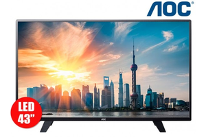 Tv Nuevo 43 Pulgadas 109 Cm Led Aoc 43f Full Hd Internet