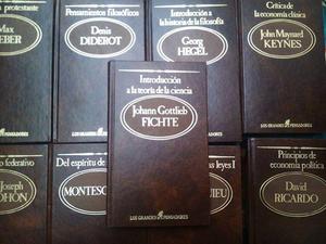 Colección 9 libros de filosofía perfecto estado, pasta