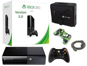Xbox 360 Super Slim E 4gb Version 5.0 +un Control* Stargus