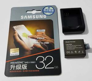 Kit2 Mem 32gb Clase 10 Samsung +bateria Eken + Cargador
