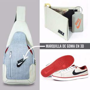 Combos De Hombre,zapato Hombre Nike, Zapatos+bolso+billetera