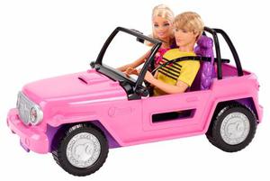 Carro De Playa Barbie Ref: Cjd12 Original De Mattel