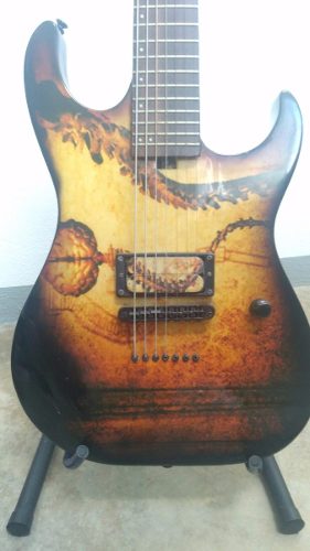 Guitarra Electrica 7 Cuerdas Washburn Xcustom +accesorios