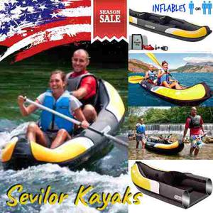 Kayaks Kayak Inflable 2 Personas Para Rio Lagos Mar Camping