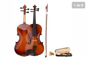 Violin 4/4 Natural Acustico / Fiddle With Case