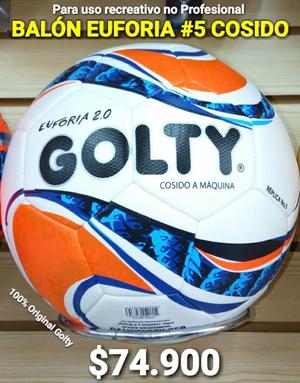 Balón Fútbol Golty Euforia 2.0 Cosido