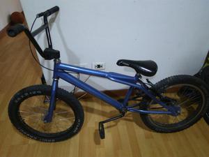 Bicicleta Bmx Azul Caja Ancha