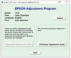 Reset Epson L575 Solución Error Almohadillas - Envío