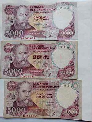 Billetes De Colombia De,
