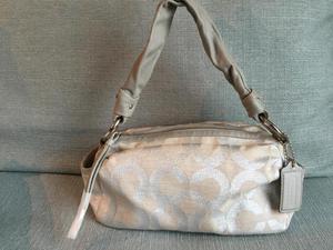 Bolso Coach Original Gris/Plateado