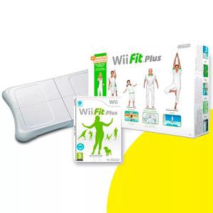 Juego Wii Fit Plus Con Wii Balance Board Blanco