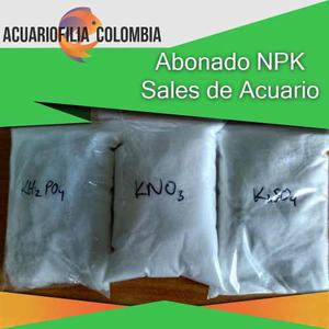 Kit Abonado Npk Acuario Plantado (nitrogeno-fosforo-potasio)