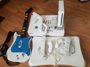 Nintendo Wii Con Accesorios Y Juegos