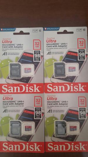 Sandisk Ultra Micro Sdhc 32 Gb Clase 10