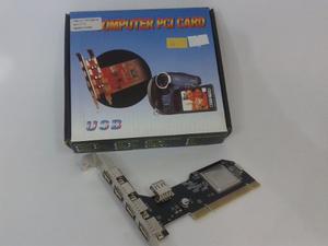 Tarjeta Multiplicador Pci Jeway Usb 2.0 Usb-pci 4 Puertos