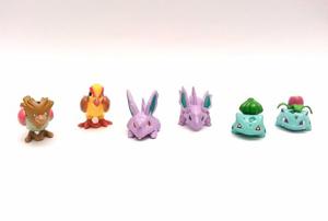 Pokémon Tomy Bulbasaur Colección X 6 Figuras