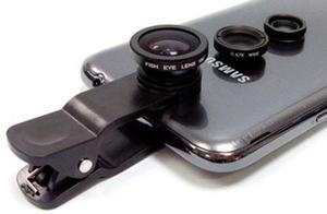 LENTES CAMARA SMARTPHONE, OJO DE PEZ, ZOOM, MAYOR RANGO,